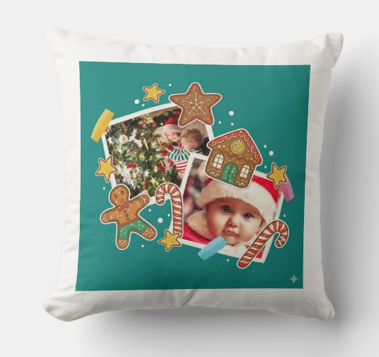 Egyedi fényképes párna - Karácsony - KK00