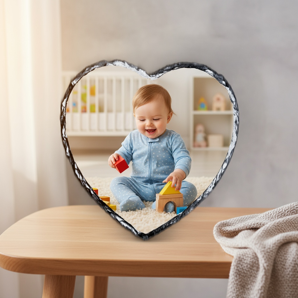 Fényképes Fotókő - 18x18 - Szív