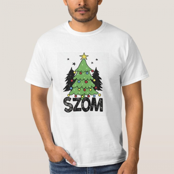 Egyedi fényképes póló - Fa-szom karácsony