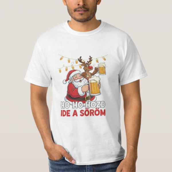 Egyedi fényképes póló - Ho-ho-ho