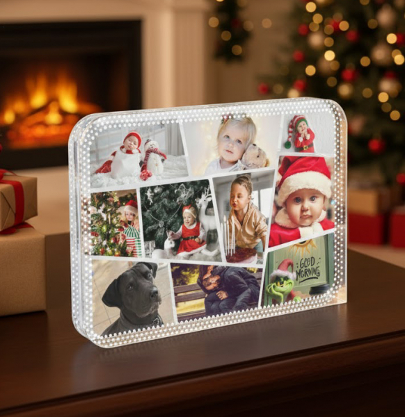 Fotókristály - Karácsony - Karácsonyi kollázs