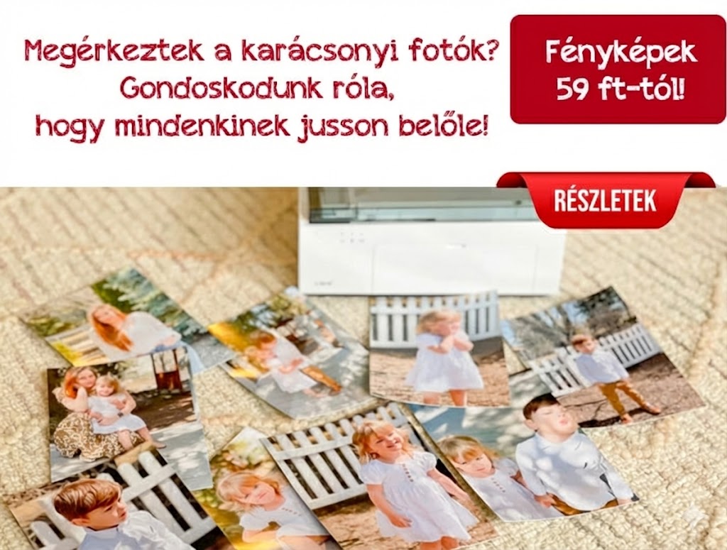 Fényképelőhívás 59 Ft-tól