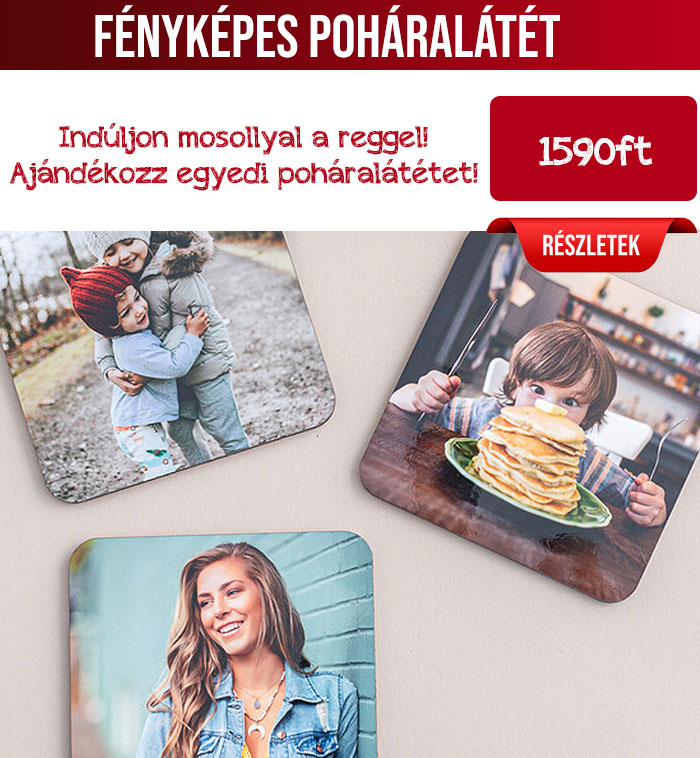 Fényképes poháralátét