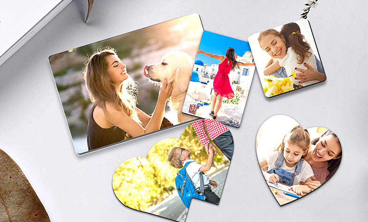 Üveg hűtőmágnes 5x7cm