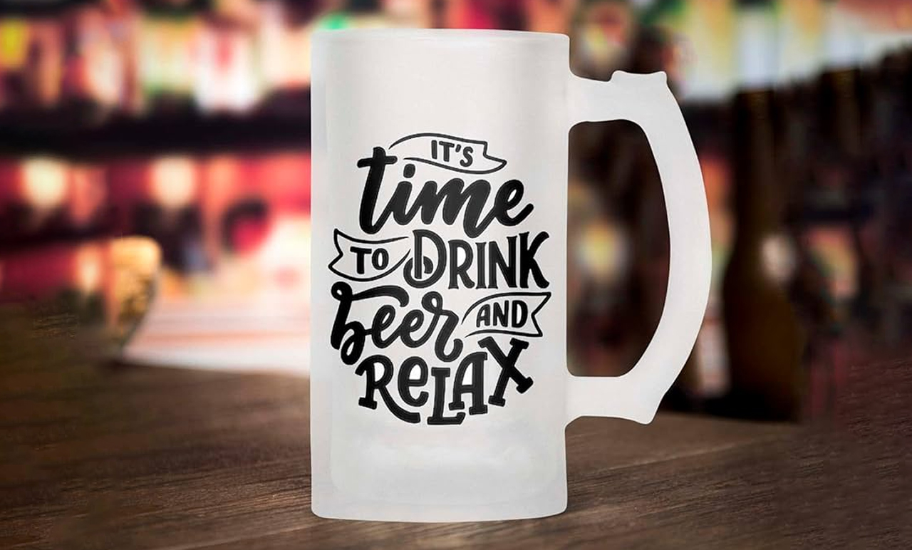 Fényképes Bögre - Söröskorsó (Üveg) - 5dl