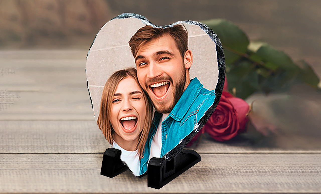 Fényképes Fotókő - 14x14 - Szív