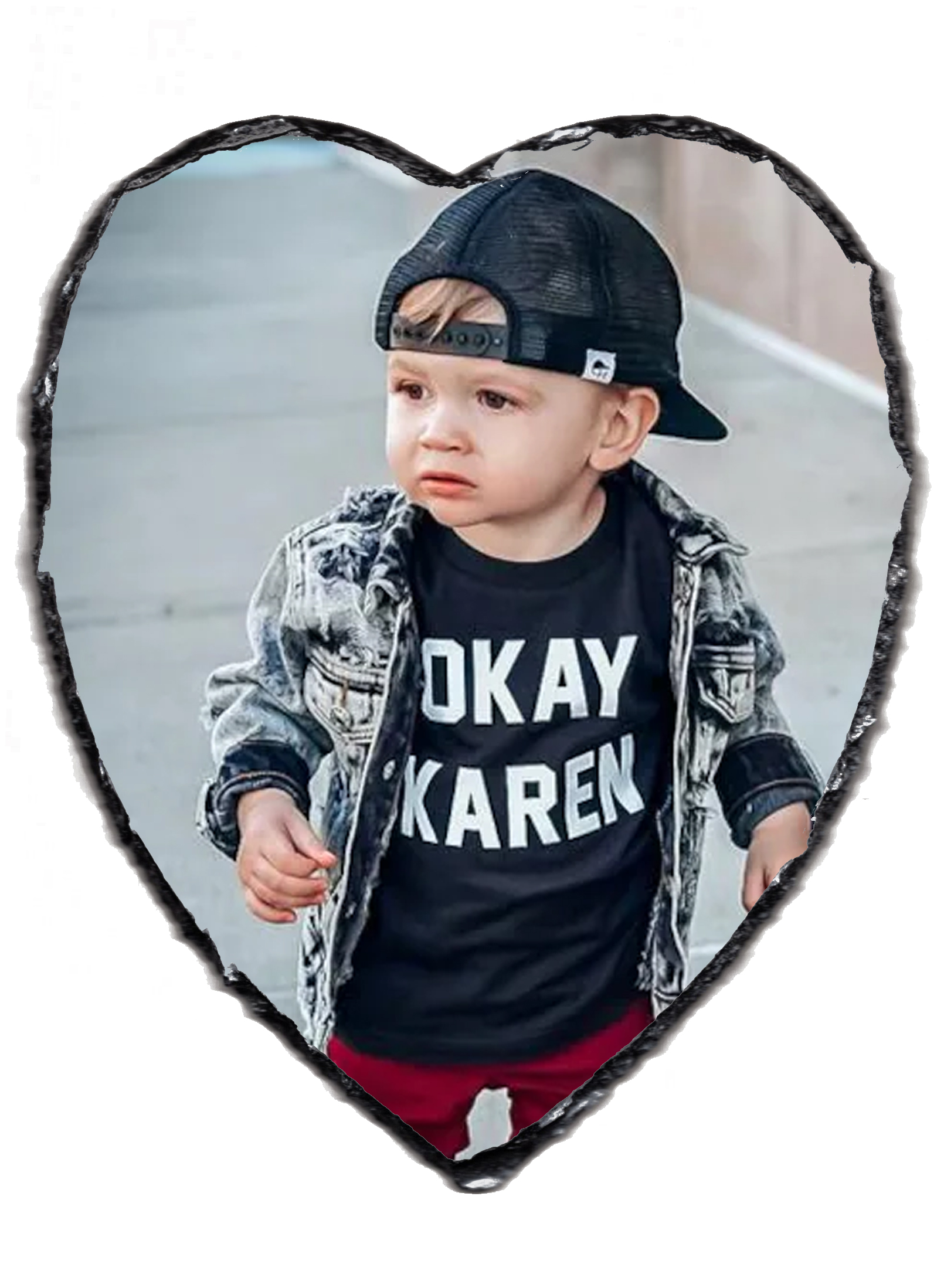 Fényképes Fotókő - 19x22 - Szív