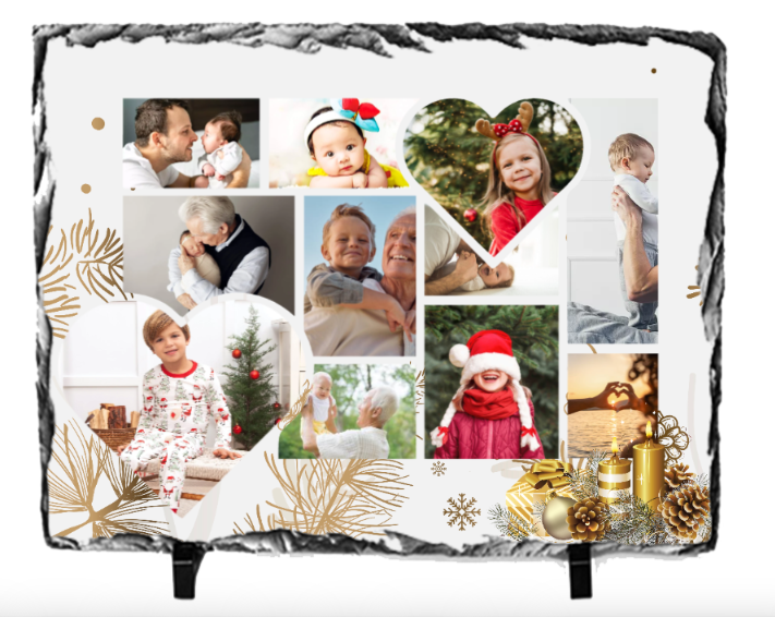 Fényképes Fotókő (15x21)  -  Karácsony - Karácsonyi  montázs