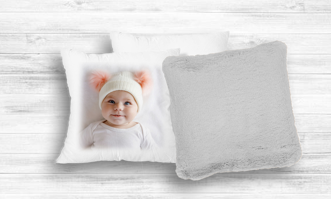 Fényképes Párna - 40x40 - Szürke