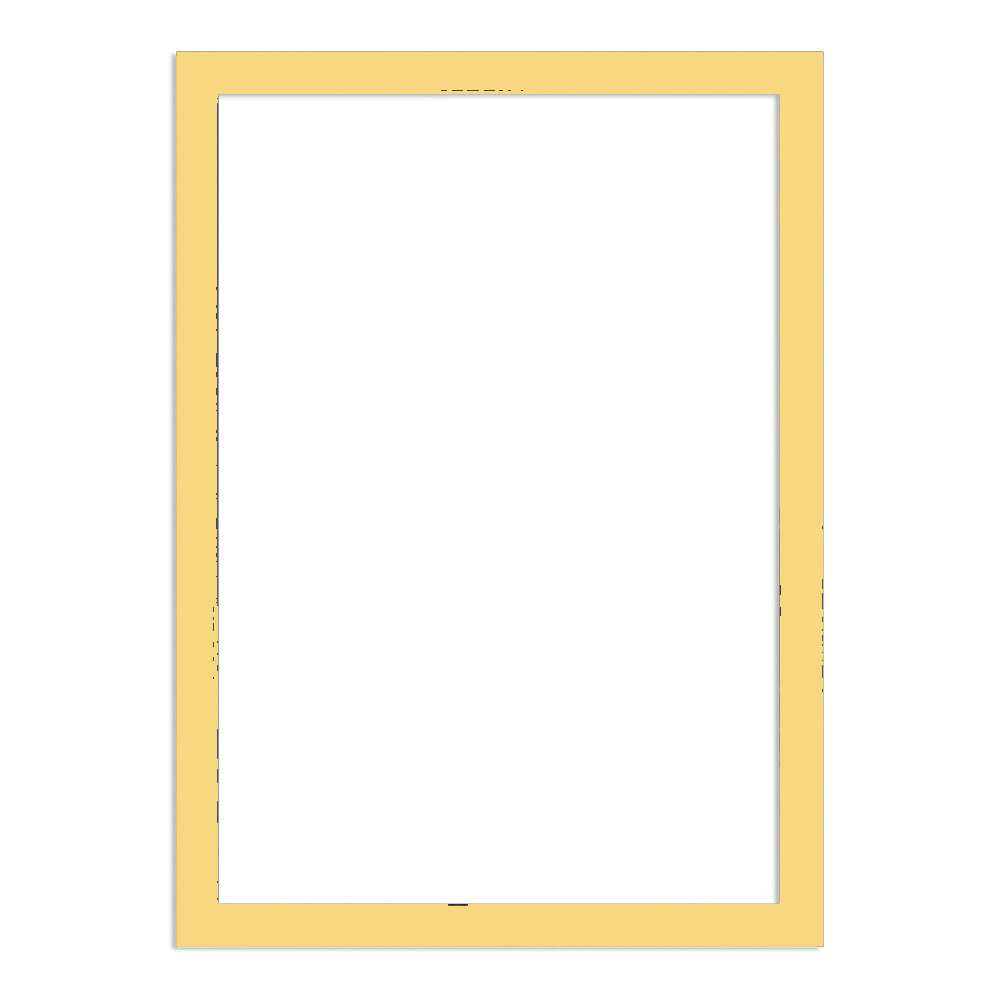 Fa képkeret arany üvegezett 40x60