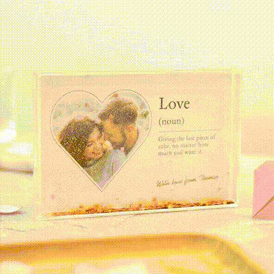 Glitteres 10x15 képkeret - (Lámával)