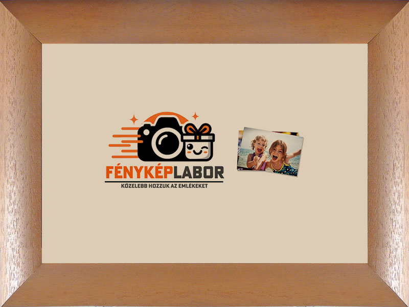 Képkeret 80x120 cm világos barna f2