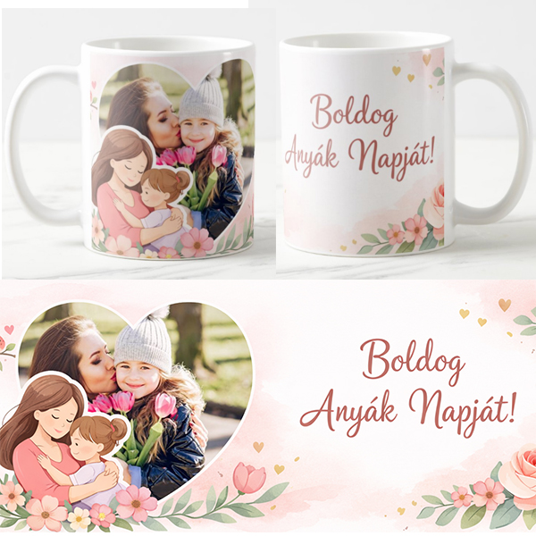 Egyedi fényképes Bögre - Anyáknapja - ANY3