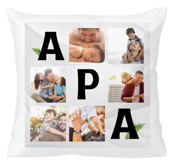 Egyedi fényképes párna - Apák napja - APA