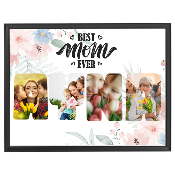 Egyedi kollázs készítés - Anyák napja - Álló 30x40 -