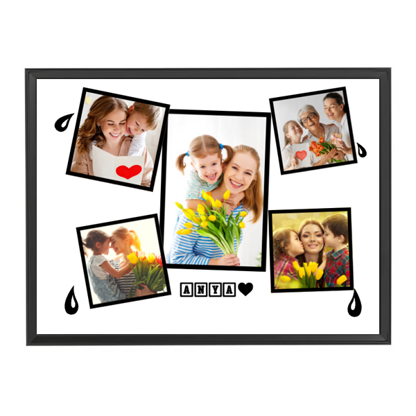 Egyedi kollázs készítés - Anyák napja - Minimal (60x80)