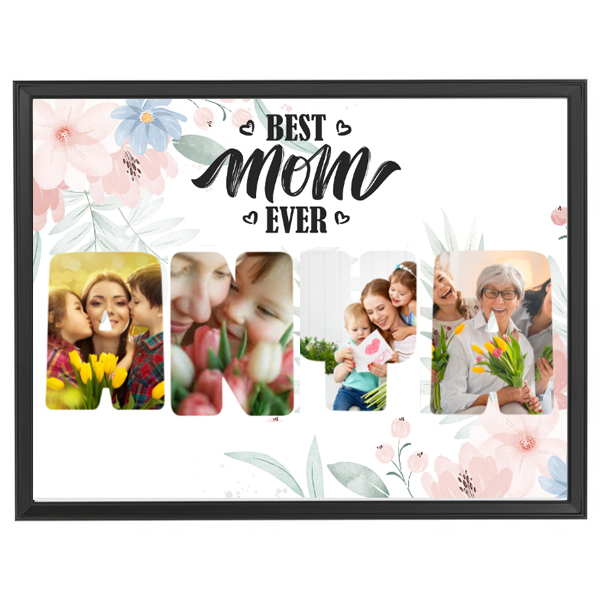 Egyedi kollázs készítés - Anyák napja - Álló 30x40 -