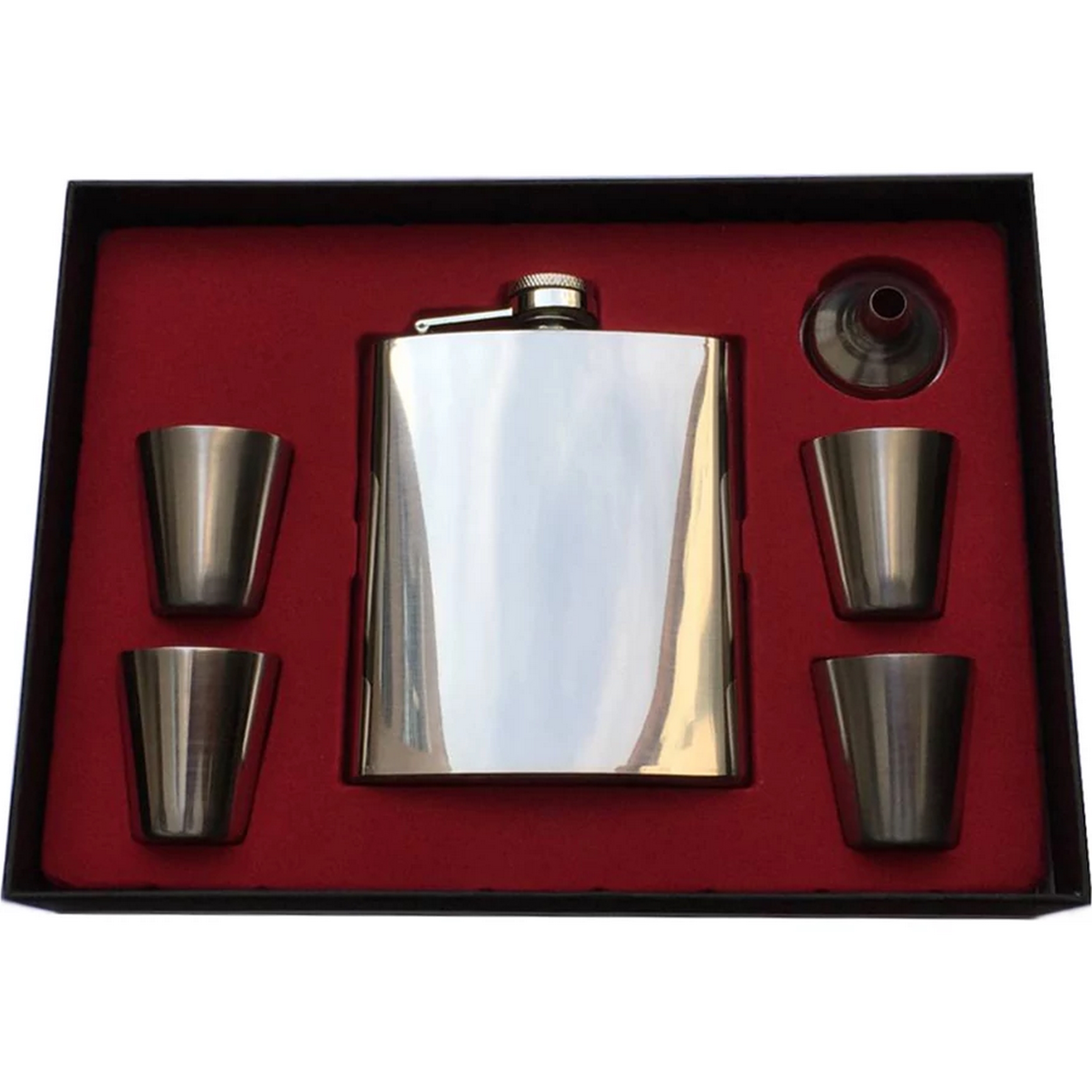 Gravírozott Ernest flaska-szett - fényes - 210 ml