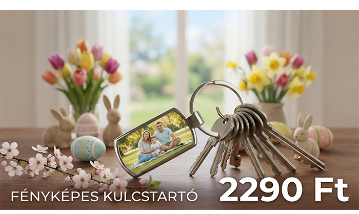 Fényképes kulcstartó